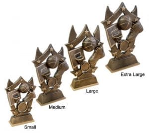 Alternative view of Basketball All Stars Trophy