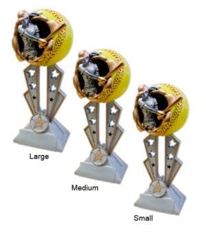 Alternative view of Breakout Softball/Baseball Award - Female