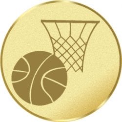 Basketball Gold Metal - 25mm