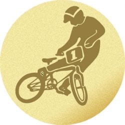 BMX Cyling Gold Metal - 25mm