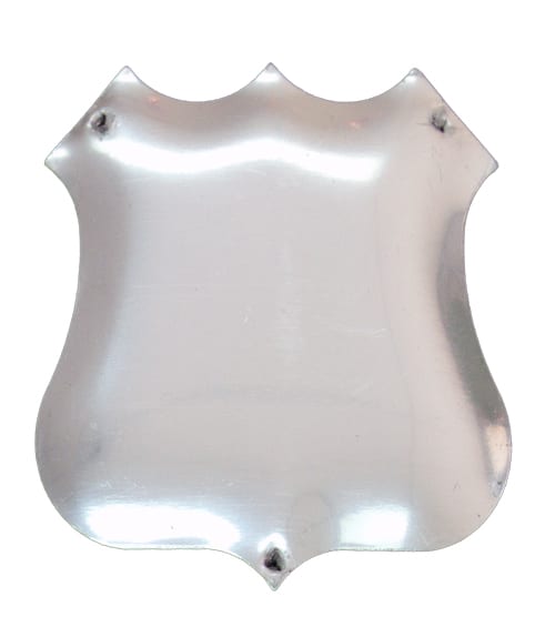 Side Shield Domed - Bright Silver  (SH-DM SILVER)