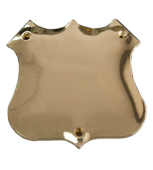 Side Shield Domed - Gold Brass  (SH-DMP BRASS)
