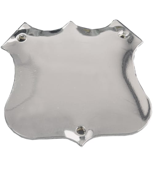 Side Shield Domed – Silver Stainless  (SH-DMP SILVER)