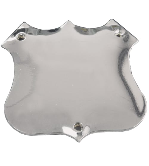 Side Shield Domed - Silver Stainless  (SH-DMP SILVER)