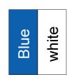 Blue – White