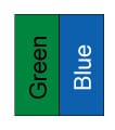 Green – Blue