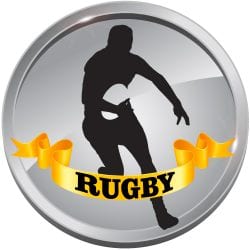 Rugby Player Silver