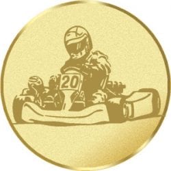 Go Kart 2 Gold Metal – 25mm