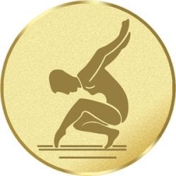 Gymnastics Female Gold Metal – 25mm