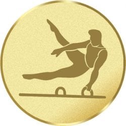 Gymnastics Male Gold Metal – 25mm