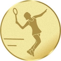 Tennis F Gold Metal – 25mm