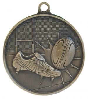 Rugby Antique Medals - 70mm