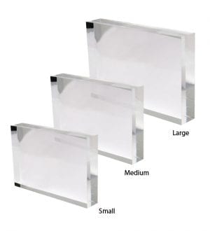 Alternative view of Acrylic Block