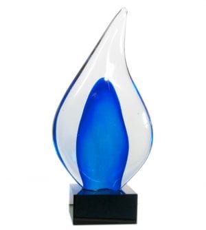 Teardrop-Blue Award