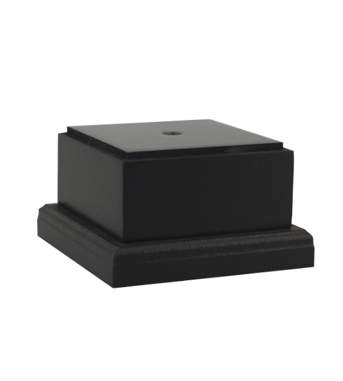 Wood Square Bases Black