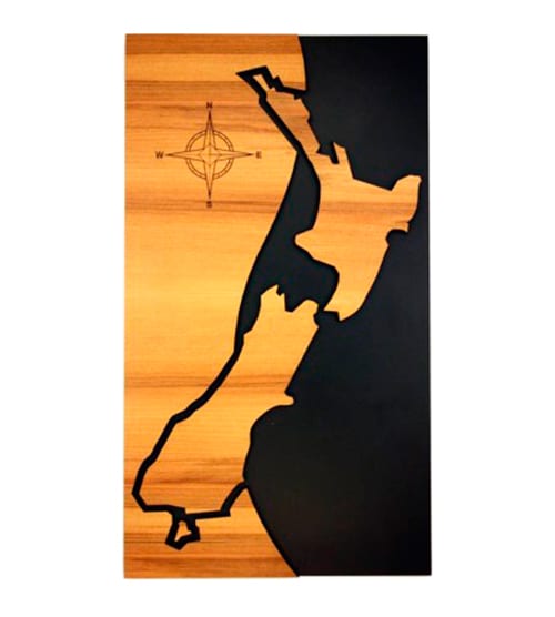 Wall Panel - NZ Map