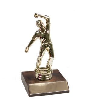 Cricket - Gold Bowler & Base