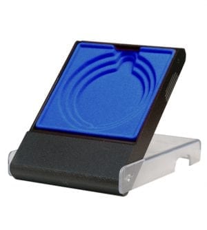 Medal Box Blue - Clear Lid
