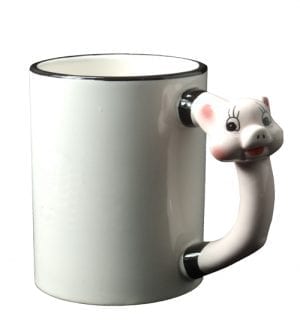 Mug - Pig Handle