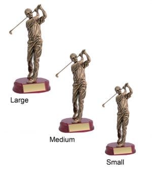 Alternative view of Male Golf Figure