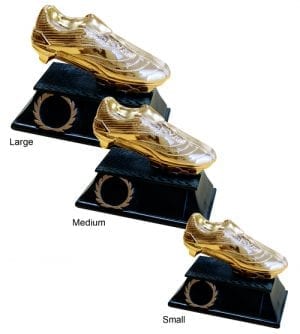 Alternative view of Football Boot Award - Gold