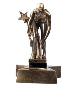 Superstar Female Swimmer