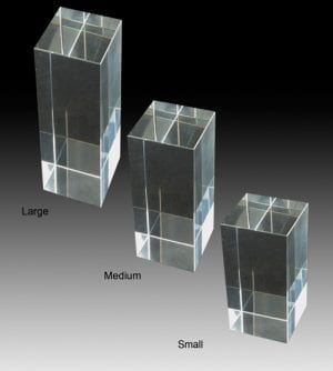 Alternative view of Linea Crystal Award