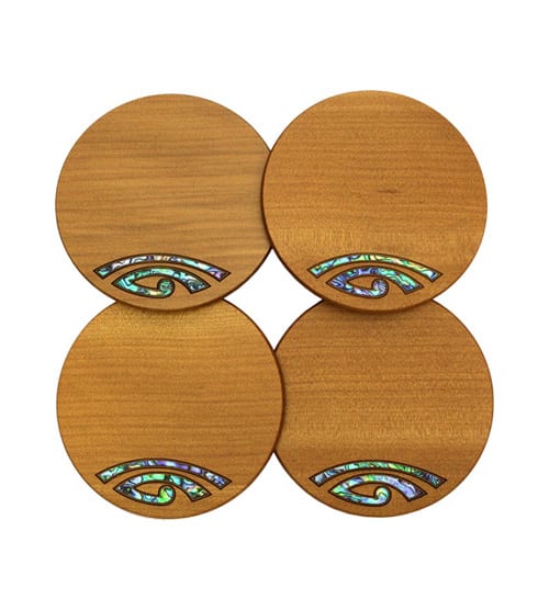 Kauri Coaster Set - Koru Kotahi