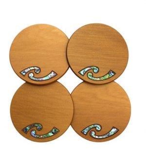 Kauri Coaster Set - Koru Ngaru