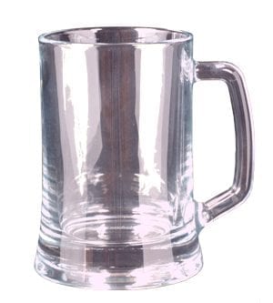 Glass Munich Tankard