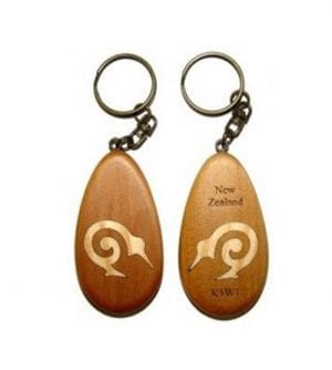 Alternative view of Kiwi Keychain