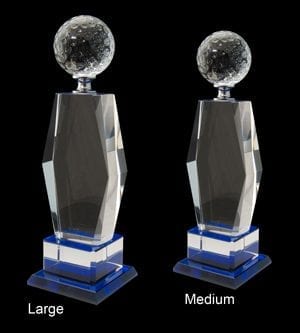 Alternative view of Edinburgh Golf Glass Award