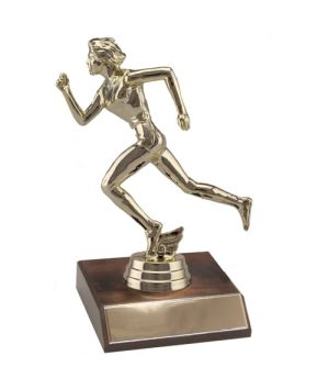 Athletics Female Figurine & Base