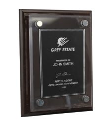 Black & Silver Plate