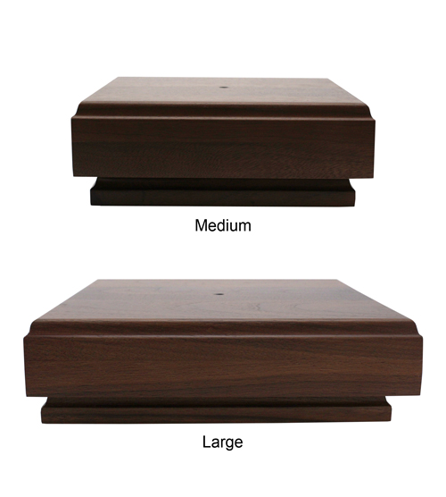 Solid Walnut Low Bases - Image 3