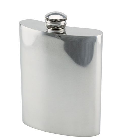 Pewter Hip Flask 6oz