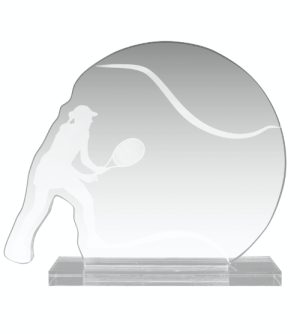 Acrylic Tennis Circle Award