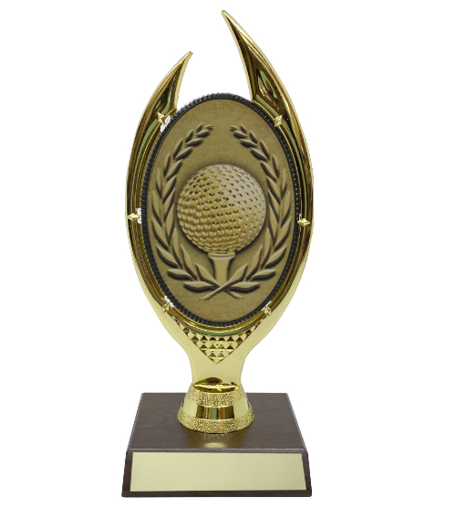 Golfball Gold Oval