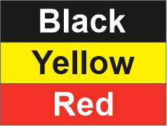 Black - Yellow - Red