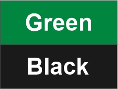 Green - Black