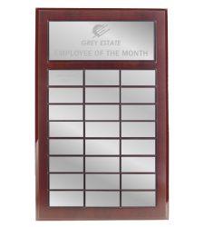 Silver Plate -  Etched