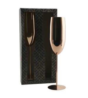 Alternative view of Maison Flute Set - Copper
