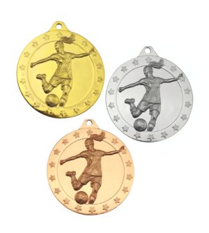 Football Nova Medals  - Female