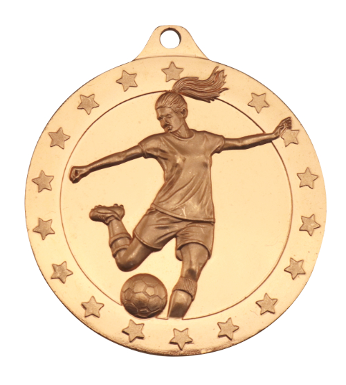 Football Nova Medals - Female (v) - Image 3