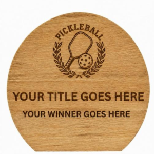 Pickleball Wood Award